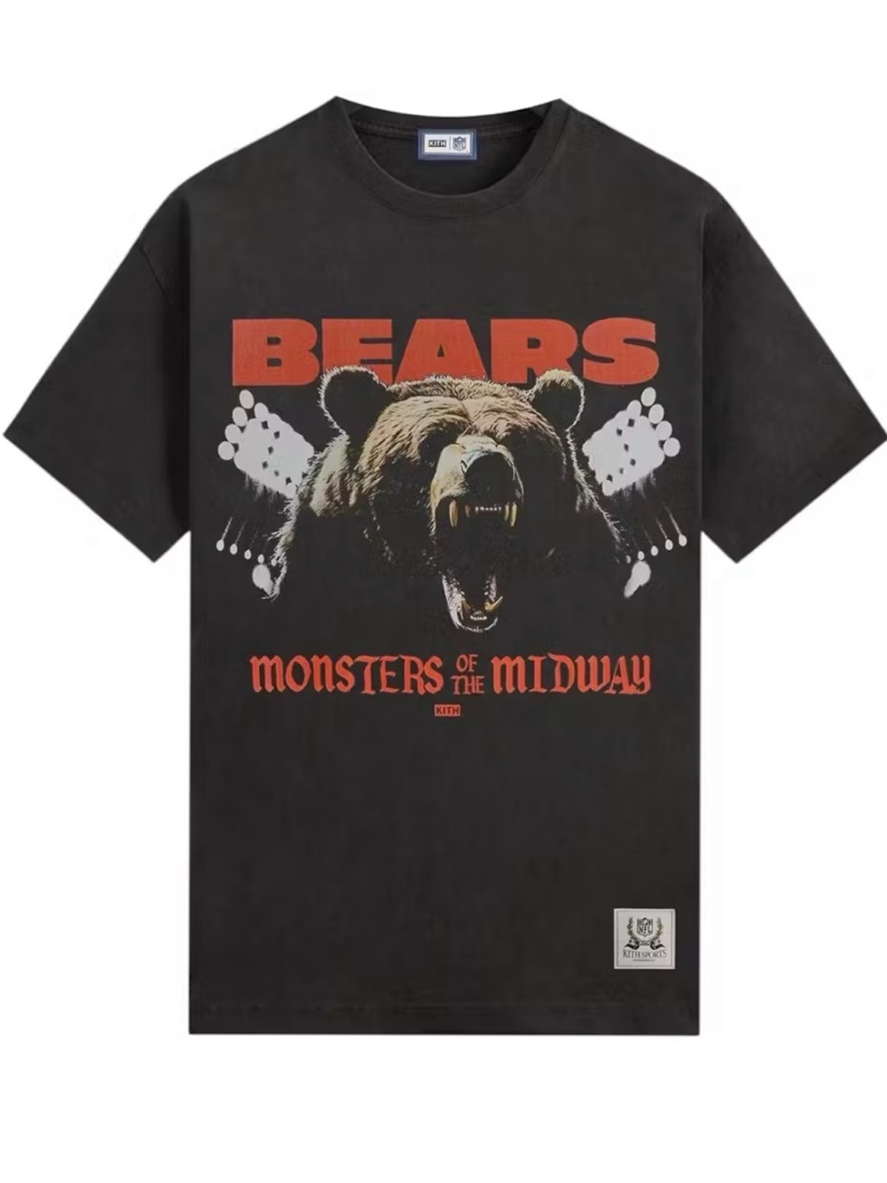 Kith x NDL CHICAGO BEARS Graphic Tee